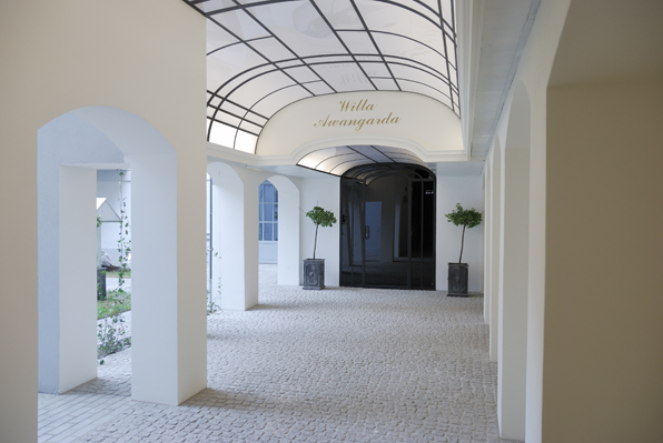 beautiful outdoor corridor