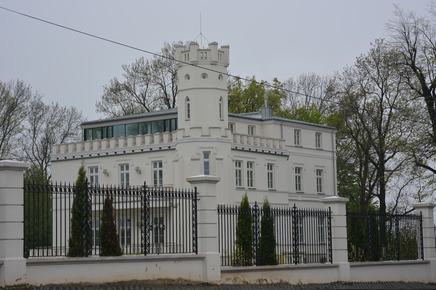 Przebudowa pałacu Teodora Talowskiego w Cianowicach