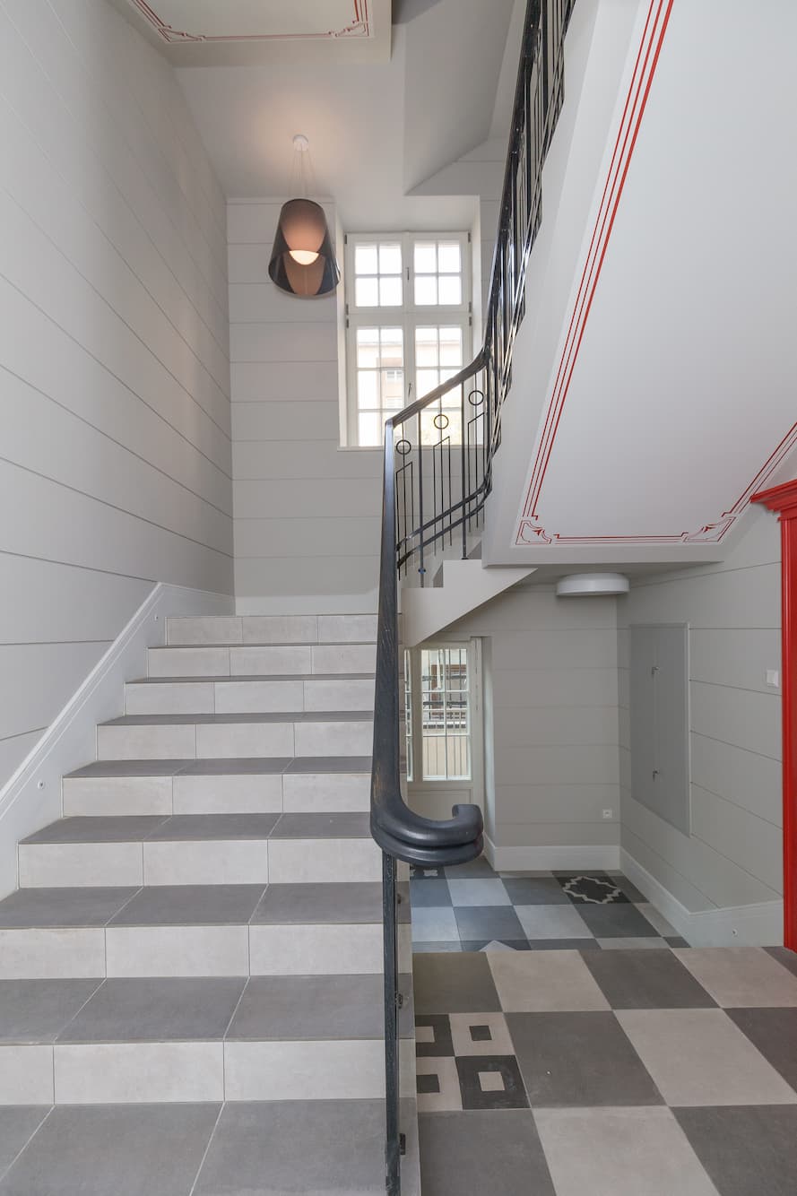 Modernizacja przestrzeni wewnętrznych kamienicy, Zacisze 4, Kraków